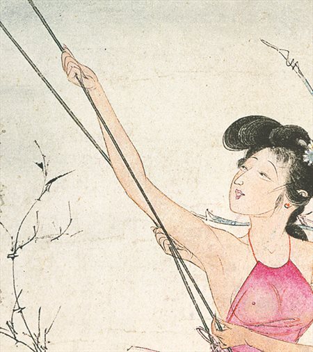 兰溪-胡也佛的仕女画和最知名的金瓶梅秘戏图